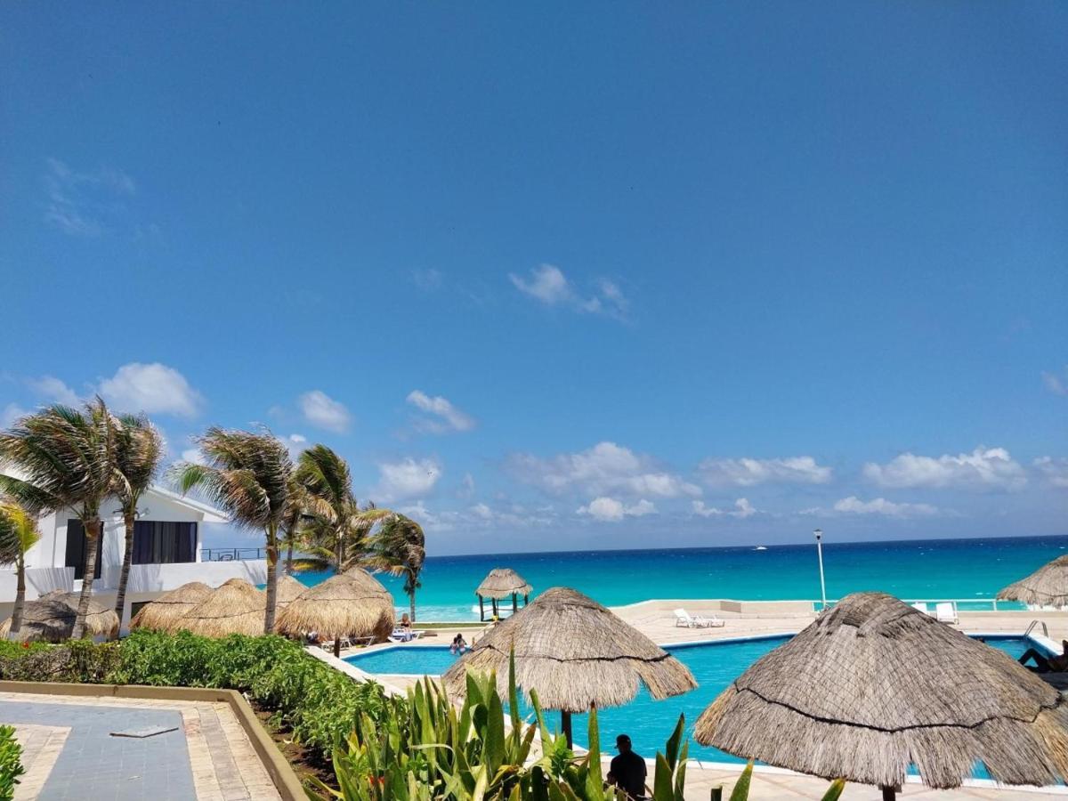 Placentero Depa En Mar Caribe! Cancún Exterior foto